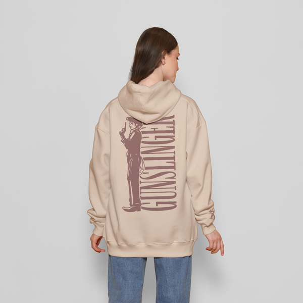 Honky Tonk Gunslingers Hoodie - Beige