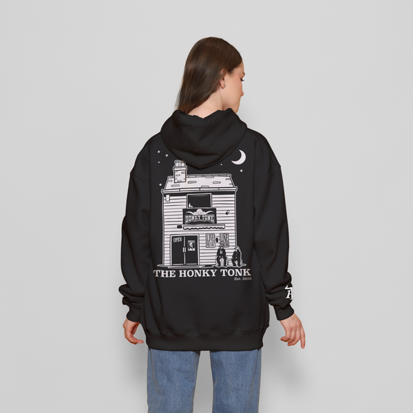 The Honky Tonk Hoodie - Black