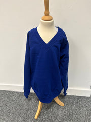Innovation V-Neck Sweatshirts Royal Blue