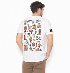 Honky Tonk Illustrations T-Shirt - White