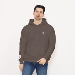 Honky Tonk Illustrations Hoodie - Brown