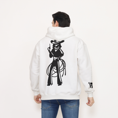 Honky Tonk Outlaw Hoodie - White