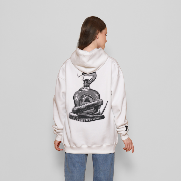 Honky Tonk Pick Your Poison Hoodie - White