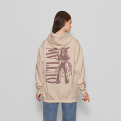 Honky Tonk Outlaw Hoodie - Beige
