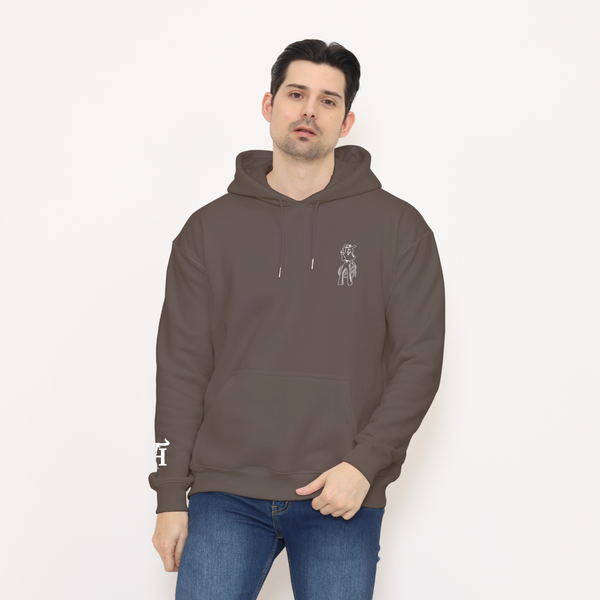 Honky Tonk Outlaw Hoodie - Brown