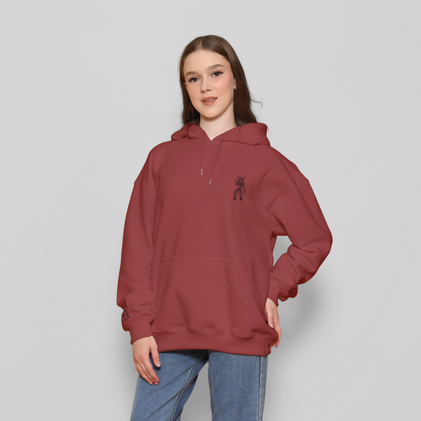 Honky Tonk Outlaw Hoodie - Red