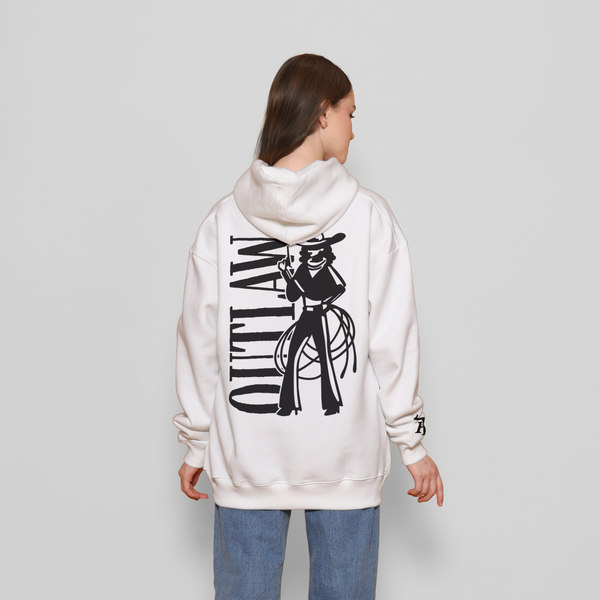 Honky Tonk Outlaw Hoodie - White