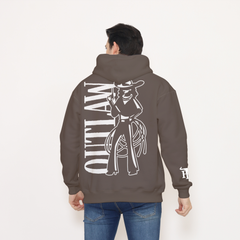 Honky Tonk Outlaw Hoodie - Brown
