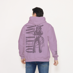 Honky Tonk Outlaw Hoodie - Lavender