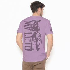 Honky Tonk Outlaw T-Shirt - Lavender