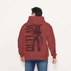 Honky Tonk Outlaw Hoodie - Red