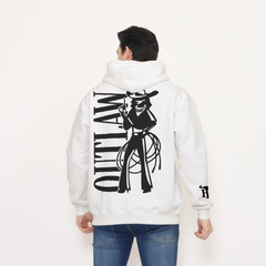 Honky Tonk Outlaw Hoodie - White