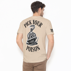 Honky Tonk Pick Your Poison T-Shirt - Beige