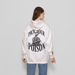 Honky Tonk Pick Your Poison Hoodie - White