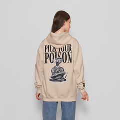 Honky Tonk Pick Your Poison Hoodie - Beige