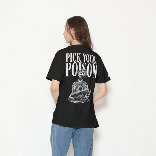 Honky Tonk Pick Your Poison T-Shirt - Black