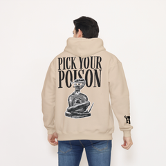 Honky Tonk Pick Your Poison Hoodie - Beige