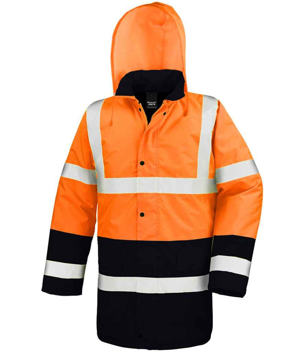 RS452 Fluorescent Orange/Black Detail