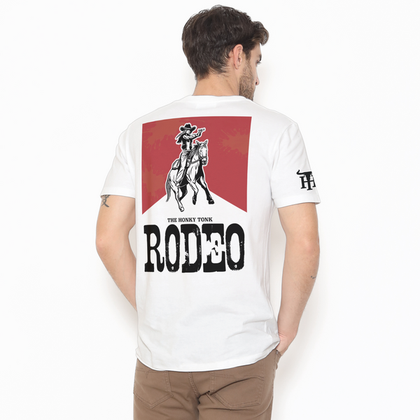 Honky Tonk Rodeo T-Shirt - White