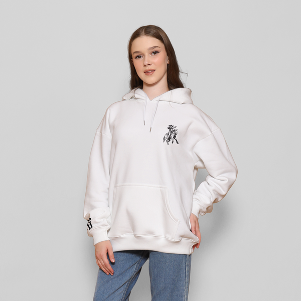 Honky Tonk Rodeo Hoodie - White