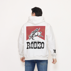 Honky Tonk Rodeo Hoodie - White