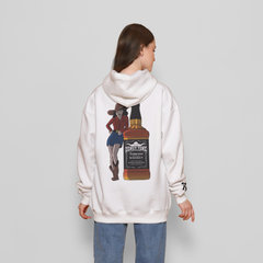 Honky Tonk Whiskey Hoodie - White