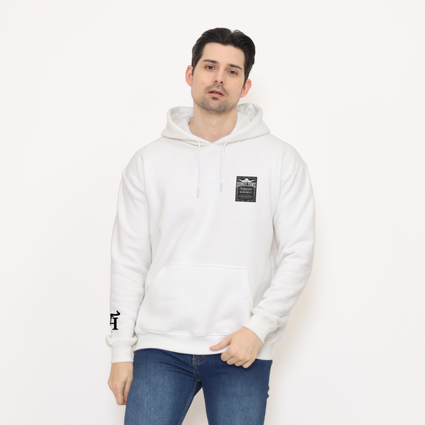 Honky Tonk Whiskey Hoodie - White