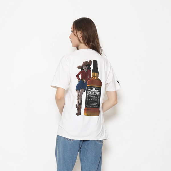 Honky Tonk Whiskey Woman T-Shirt - White